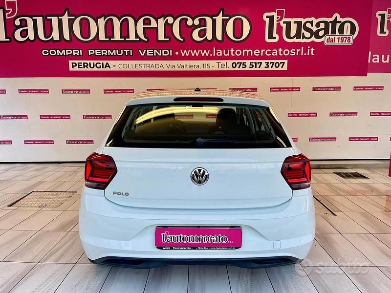 Usata VW Polo Trendline 80 CV (58 kW) 2019 Bianco Utilitaria