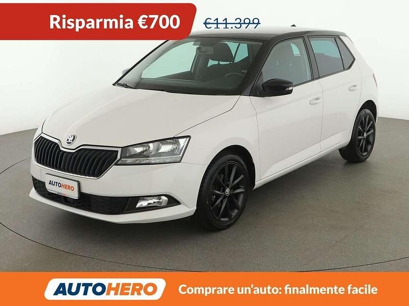 Usata Skoda Fabia 60 CV (44 kW) 2020 Bianco Utilitaria