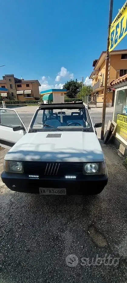 Usata Fiat Panda 4x4 50 CV (36 kW) 1988 Bianco Utilitaria