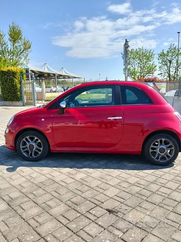 Usata Fiat 500C 95 CV (69 kW) 2014 Rosso Cabrio