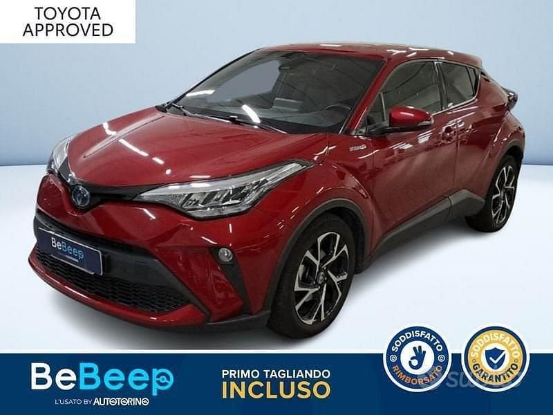Rosso metallizzato Usata 2021 Toyota C-HR Trend SUV | 19.700 € (Buon prezzo) - Immagine 1/3