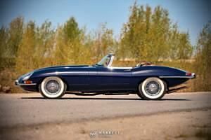Usata Jaguar E-Type 269 CV (197 kW) 1966 Blu Cabrio