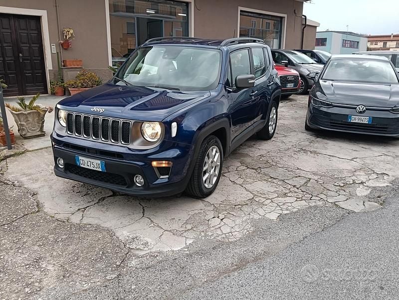 Usata Jeep Renegade Limited 130 CV (95 kW) 2020 Blu SUV