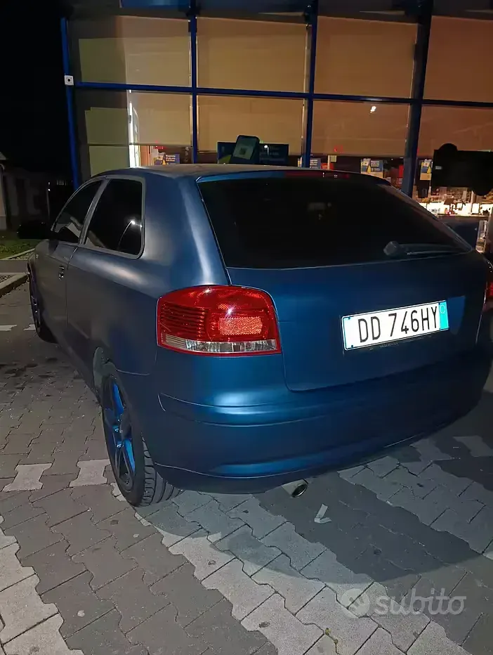 Usata Audi A3 Ambition 115 CV (84 kW) 2007 Bluazzurro Utilitaria