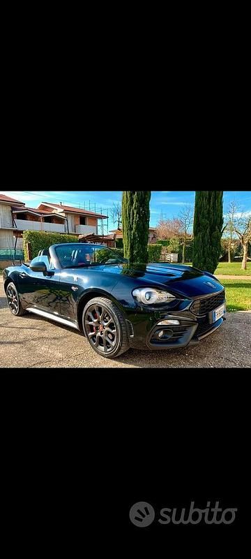 Usata Abarth 124 Spider 170 CV (125 kW) 2017 Nero Cabrio