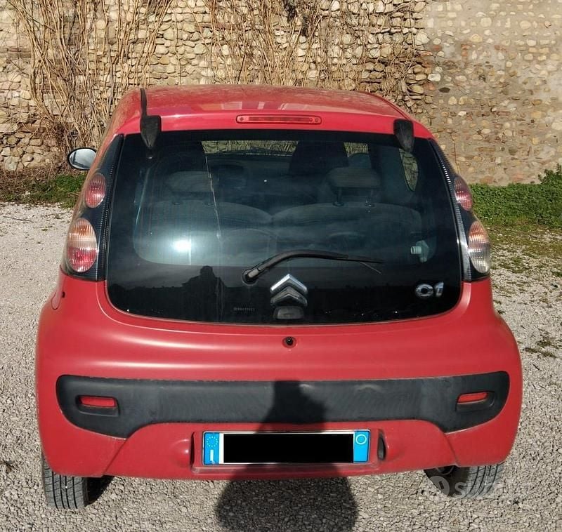 Usata Citroën C1 68 CV (50 kW) 2005 Rosso Utilitaria