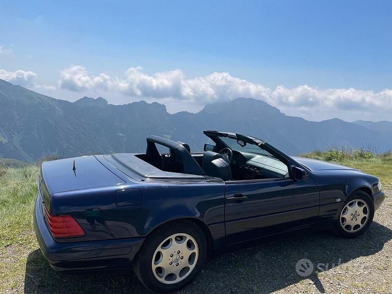 Usata Mercedes SL320 1995 Blu Cabrio