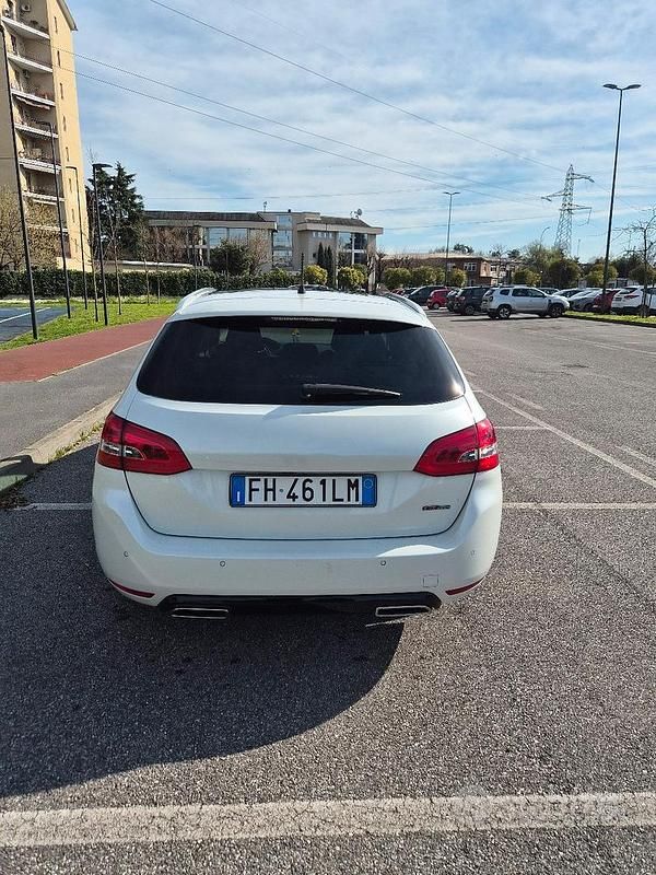 Usata Peugeot 308 SW GT-line 120 CV (88 kW) 2017 Bianco Station wagon