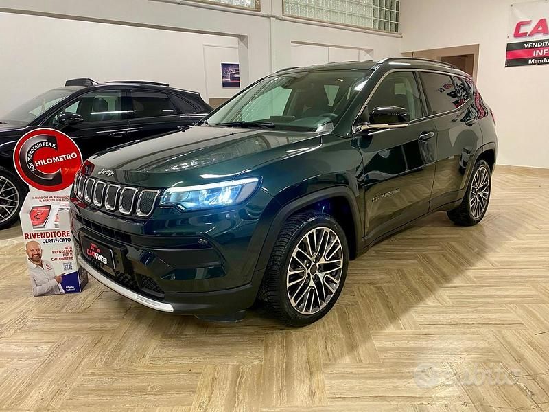 Usata Jeep Compass Limited 131 CV (96 kW) 2021 Verde SUV