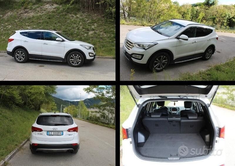 Usata Hyundai Santa Fe 197 CV (144 kW) 2015 Bianco SUV
