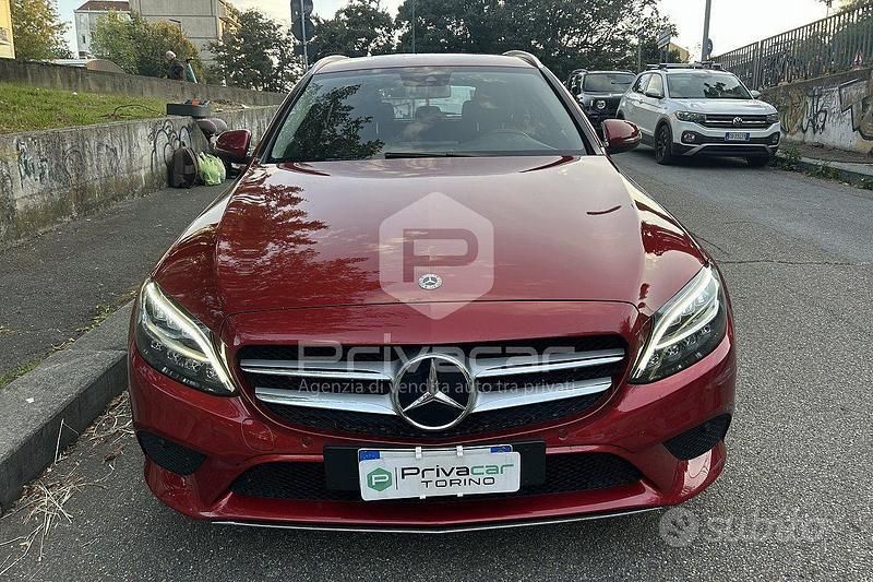 Usata Mercedes C200 160 CV (117 kW) 2018 Rosso Station wagon
