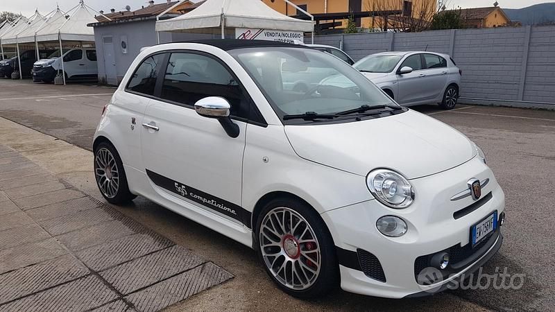 Usata Abarth 595C Competizione 160 CV (117 kW) 2014 Bianco Cabrio