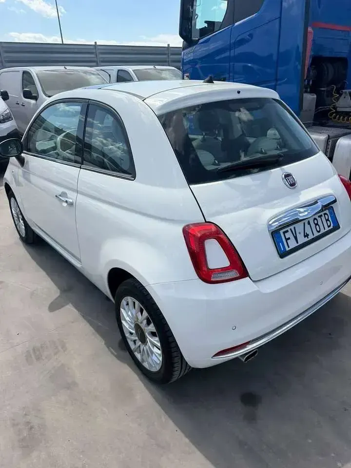 Usata Fiat 500 Lounge 69 CV (50 kW) 2019 Bianco Utilitaria