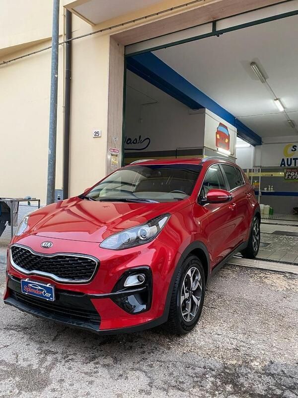 Usata Kia Sportage 136 CV (100 kW) 2019 Rosso SUV