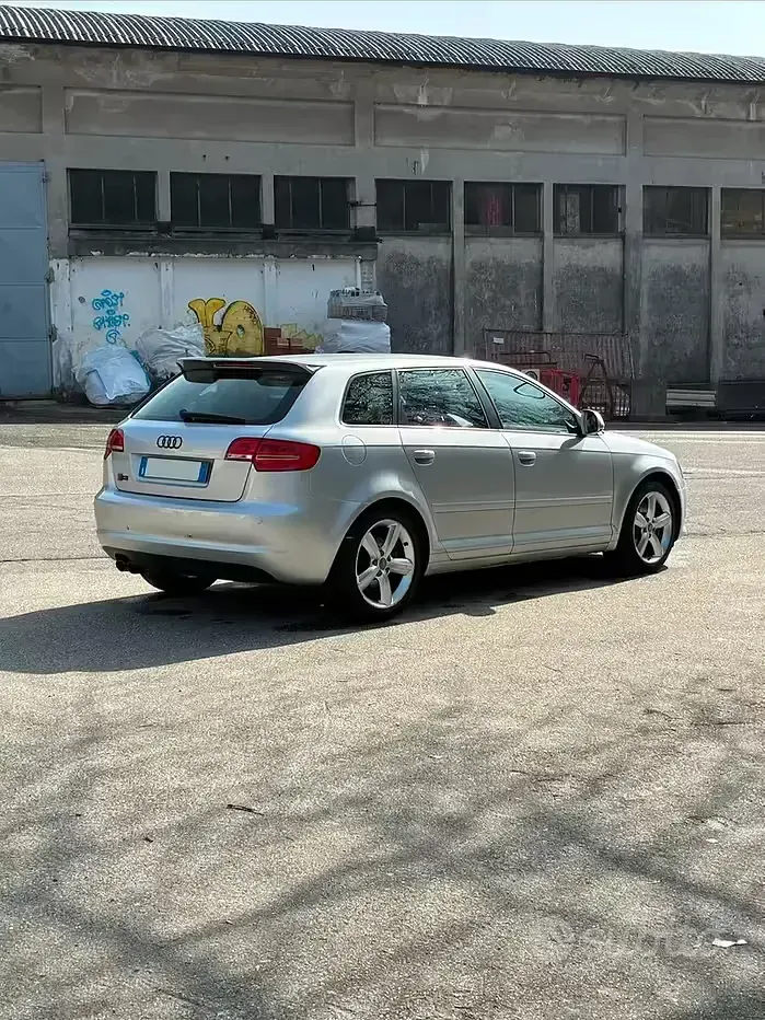Usata Audi A3 Ambition 200 CV (147 kW) 2009 Grigio Utilitaria