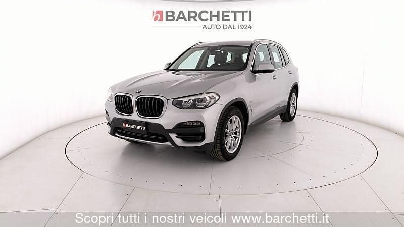 Usata BMW X3 Advantage 190 CV (139 kW) 2021 Argento SUV