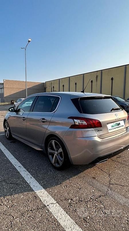 Usata Peugeot 308 GT-line 131 CV (96 kW) 2017 Grigio Utilitaria