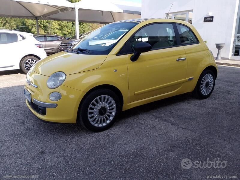 Usata Fiat 500 Pop 69 CV (50 kW) 2008 Giallo Berlina