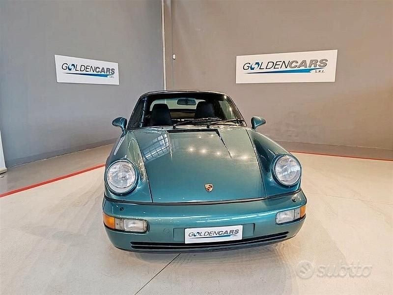 Usata Porsche 911 Carrera Cabriolet 250 CV (183 kW) 1990 Verde Cabrio