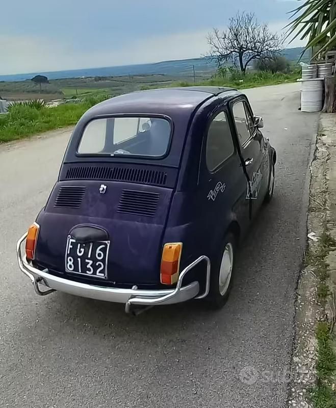 Usata Fiat 500 1960 Blu Utilitaria