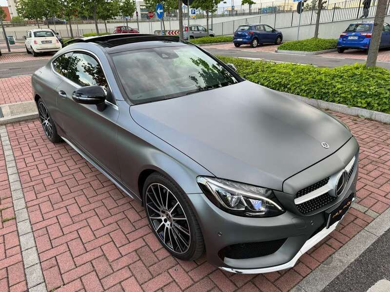 Usata Mercedes C250 Premium 204 CV (150 kW) 2017 Grigio Coupé
