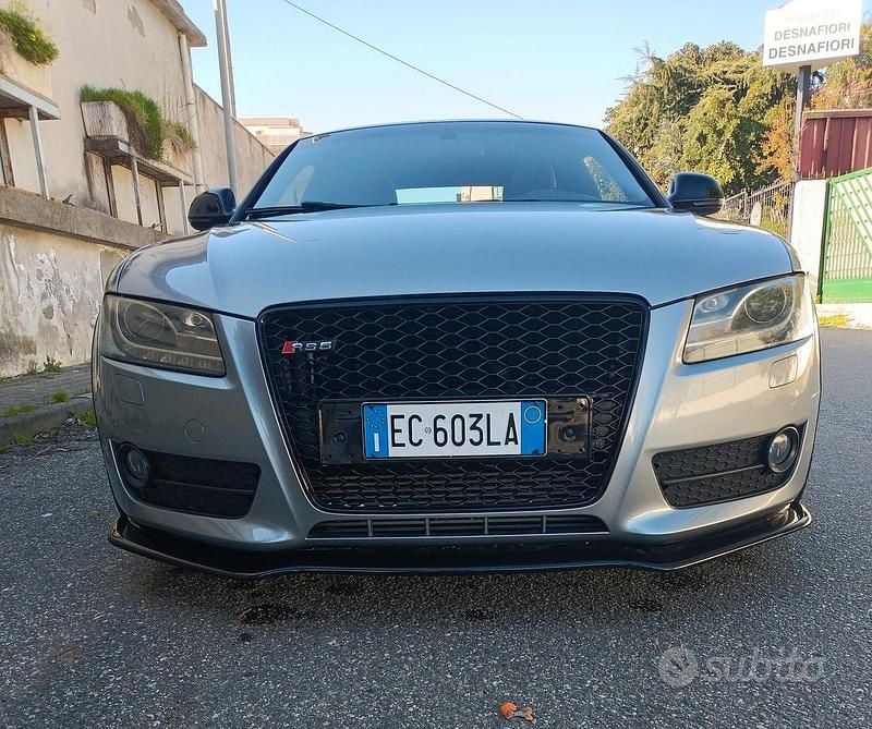 Usata Audi A5 S-Line 190 CV (139 kW) 2010 Grigio Coupé