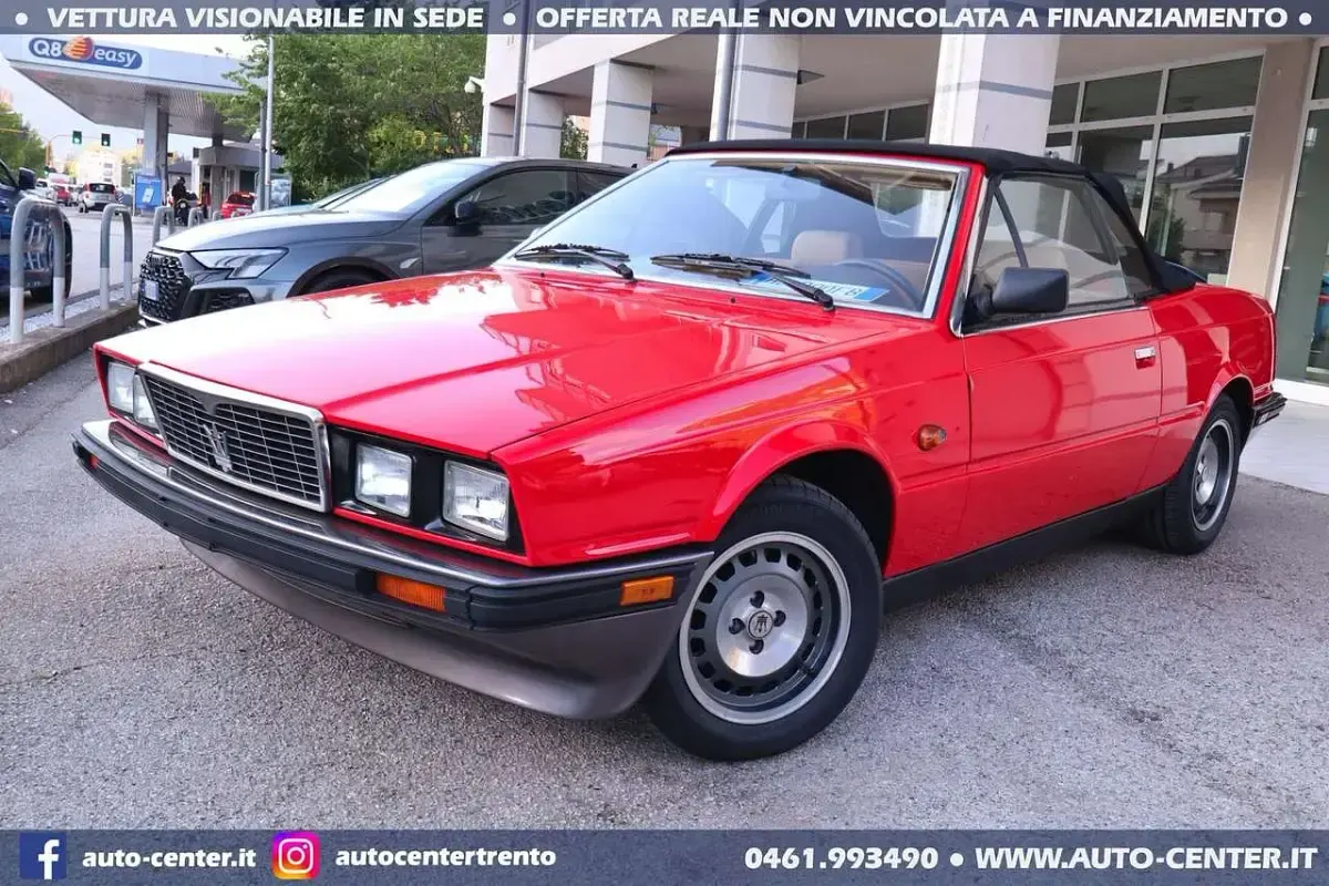 Usata Maserati Spyder 184 CV (135 kW) 1986 Rosso Cabrio
