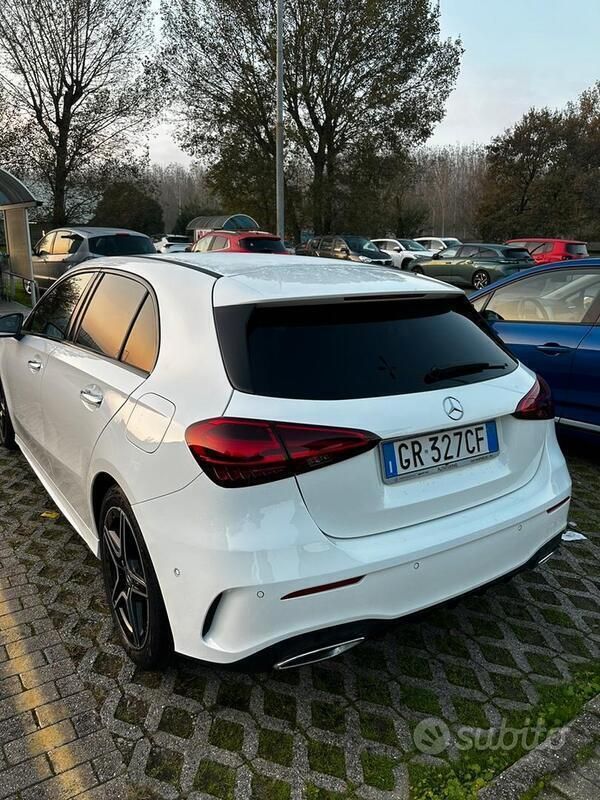 Usata Mercedes A180 AMG Line Premium 136 CV (100 kW) 2022 Bianco Berlina