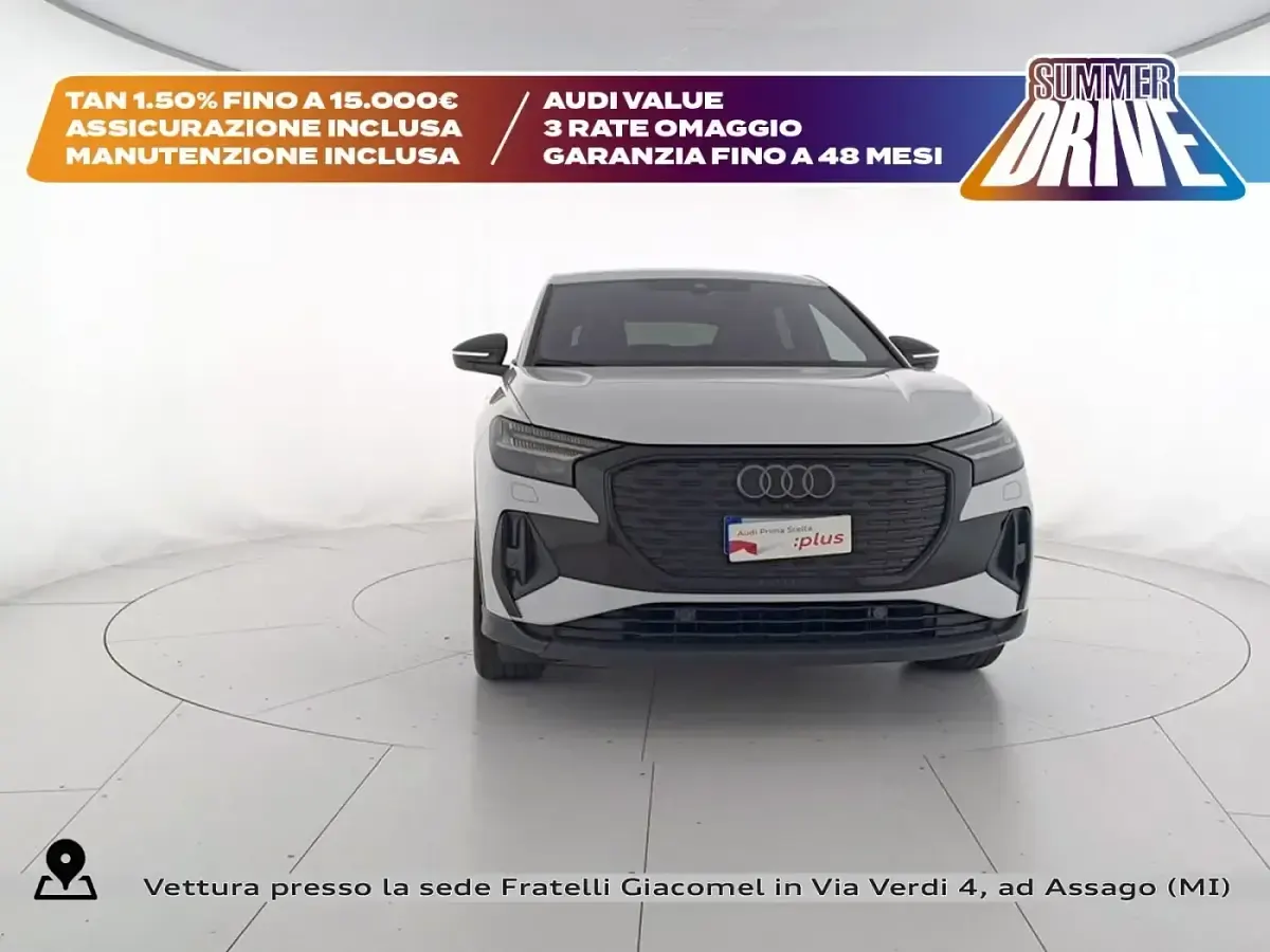 Usata Audi Q4 Sportback e-tron S-Line 250 kW (340 CV) 2024 Bianco ghiacciaio metallizzato SUV