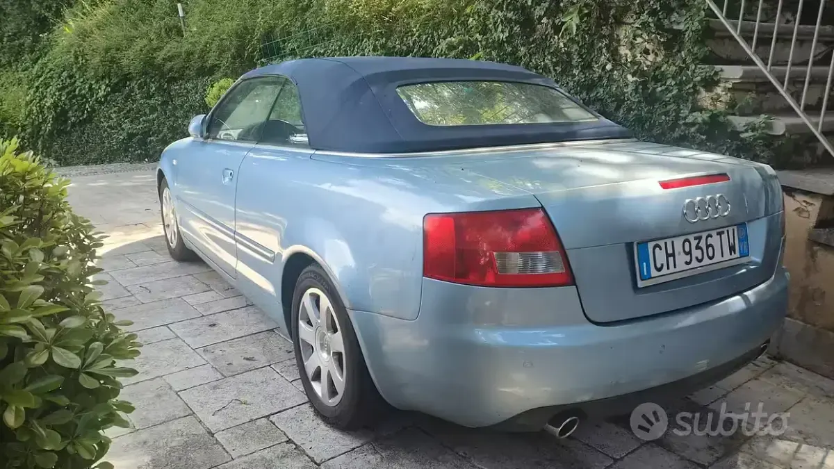 Usata Audi A4 Cabriolet 163 CV (119 kW) 2003 Blu Cabrio
