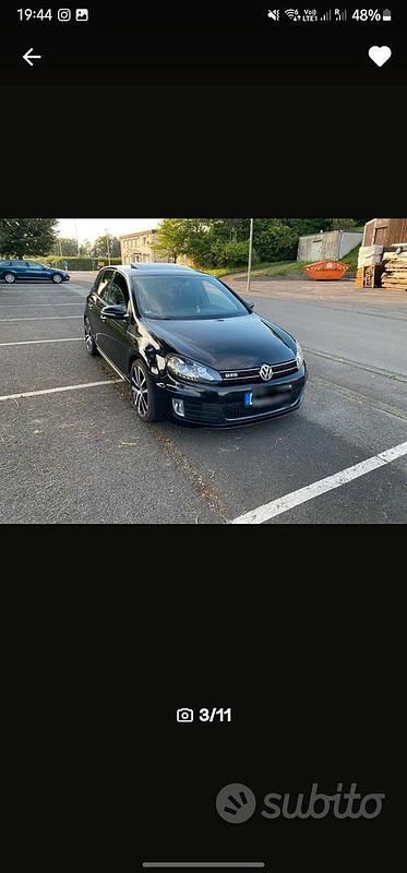 Usata VW Golf VII GTD 170 CV (125 kW) 2012 Nero Berlina