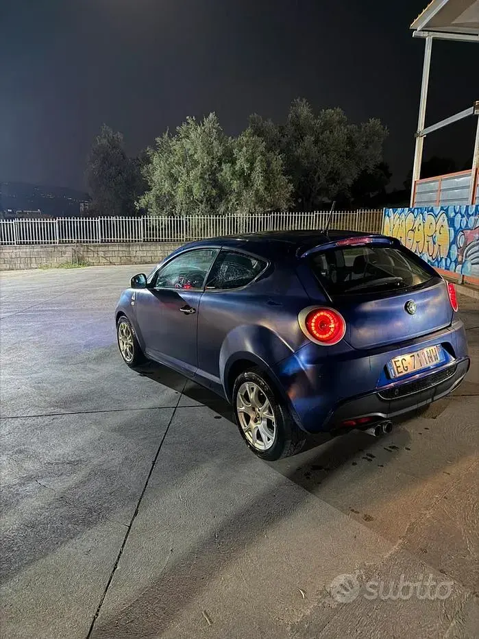 Usata Alfa Romeo MiTo Quadrifoglio Verde 170 CV (125 kW) 2011 Bluazzurro Utilitaria