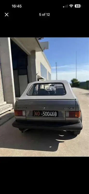 Usata VW Golf Cabriolet 75 CV (55 kW) 1983 Grigio Cabrio