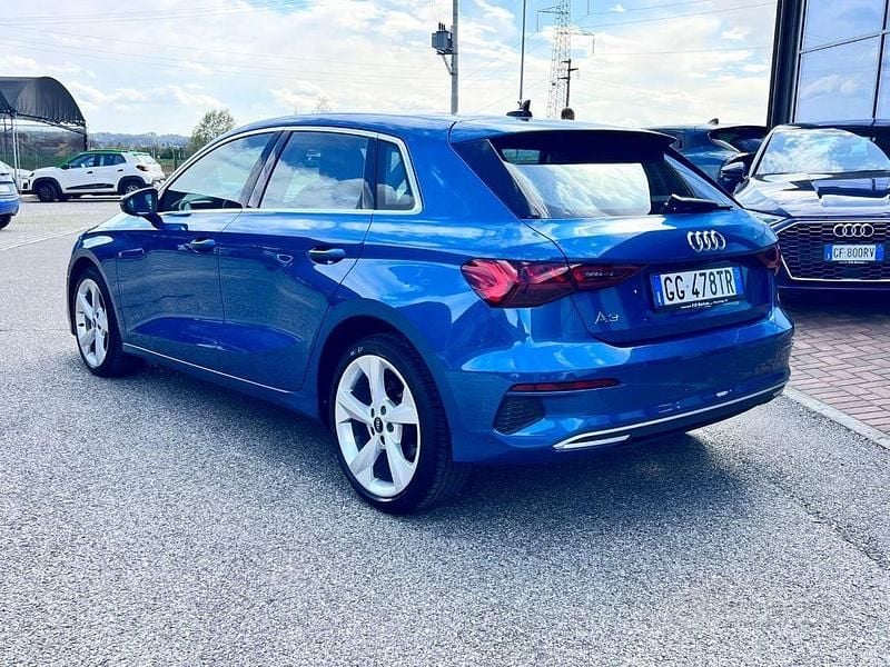 Usata Audi A3 Advanced 116 CV (85 kW) 2023 Blu Berlina