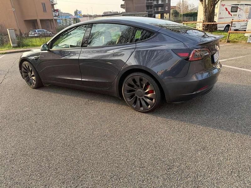 Usata Tesla Model 3 Performance 428 kW (583 CV) 2021 Grigio Berlina