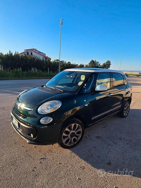 Usata Fiat 500L 80 CV (58 kW) 2014 Verde Monovolume