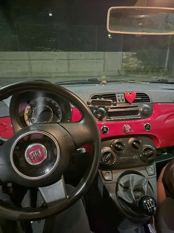 Usata Fiat 500 Pop 69 CV (50 kW) 2008 Rosso Utilitaria