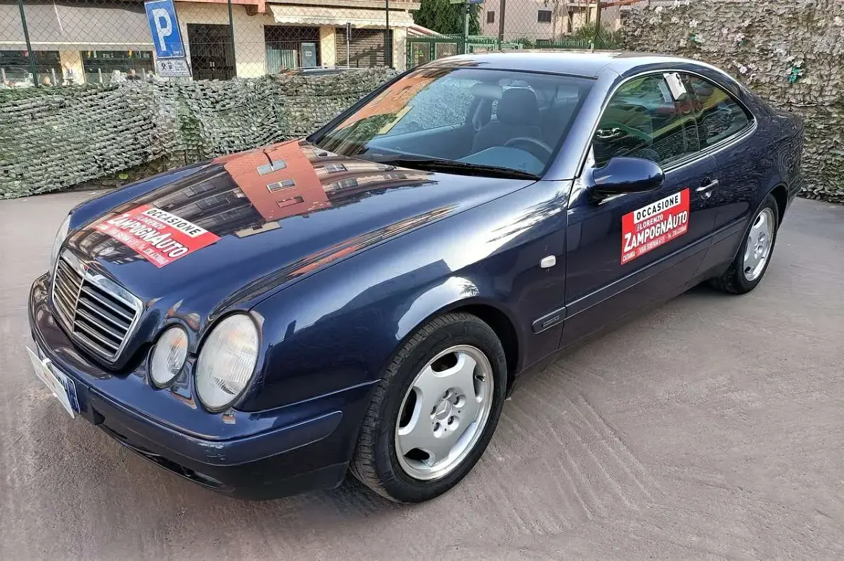Usata Mercedes CLK200 192 CV (141 kW) 1999 Blu/azzurro Coupé