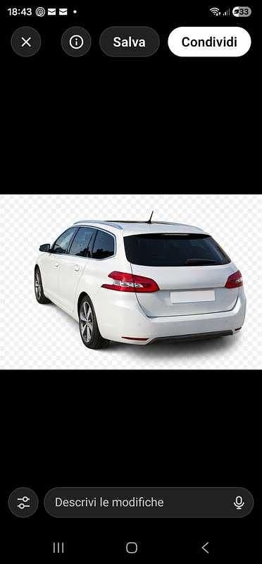 Usata Peugeot 308 SW Allure 131 CV (96 kW) 2016 Bianco Station wagon