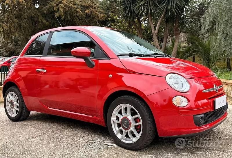 Usata Fiat 500 Sport 100 CV (73 kW) 2008 Rosso Berlina