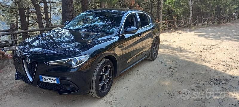 Usata Alfa Romeo Stelvio 210 CV (154 kW) 2017 Nero SUV