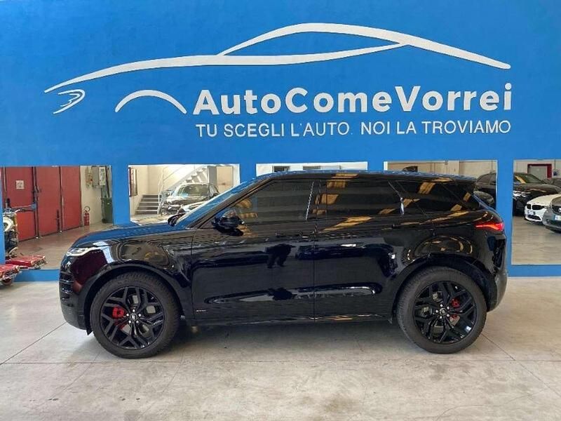 Nero Usata 2019 Land Rover Range Rover evoque R-Dynamic SUV | 28.900 € (Cara) - Immagine 1/4