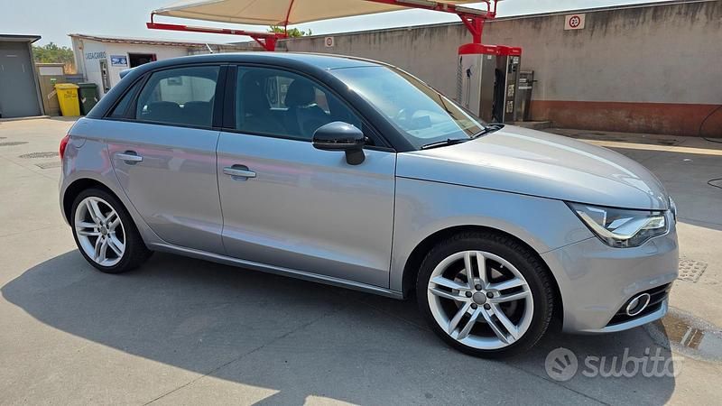 Usata Audi A1 Sportback S-Line 140 CV (102 kW) 2014 Grigio Utilitaria