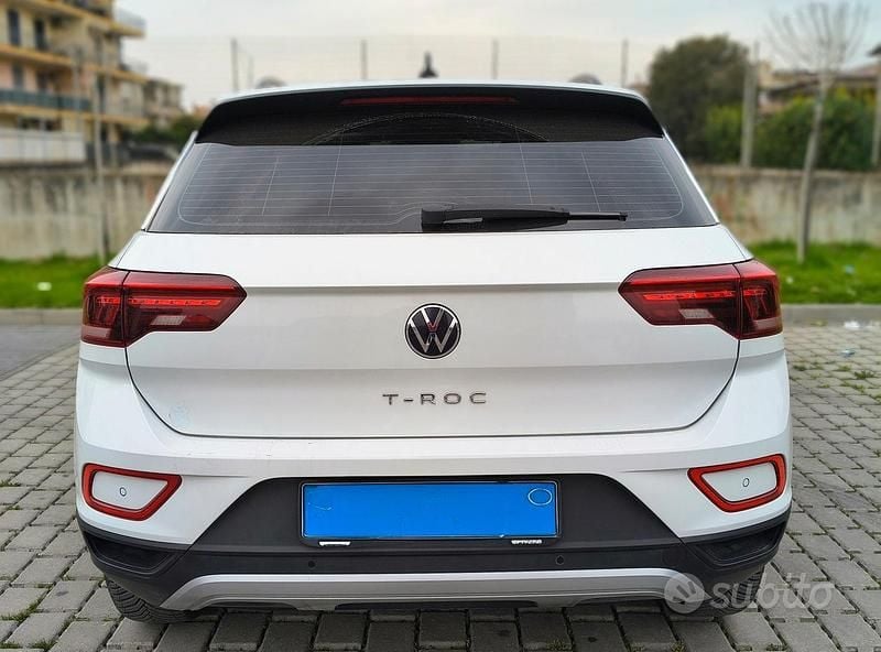 Usata VW T-Roc 110 CV (80 kW) 2023 Bianco SUV