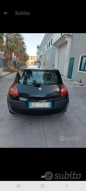 Usata Renault Mégane II 105 CV (77 kW) 2005 Nero Berlina