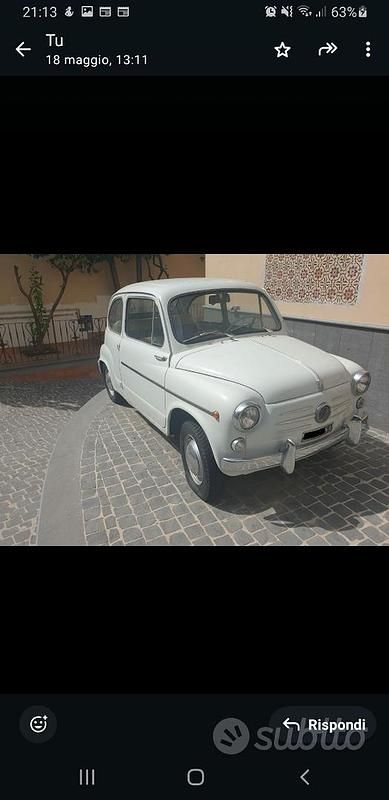 Usata Fiat 600 1960 Bianco