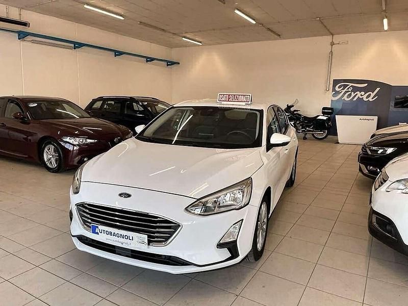 Bianco Usata 2019 Ford Focus Titanium Tre volumi | 12.500 € (Buon prezzo) - Immagine 1/4