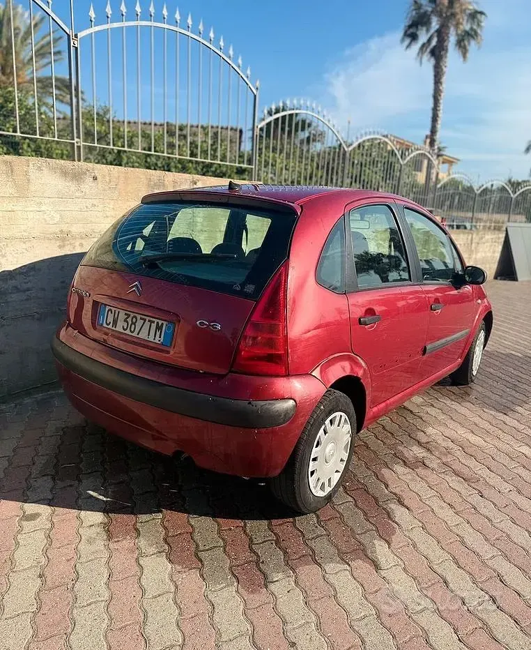 Usata Citroën C3 60 CV (44 kW) 2005 Rosso Utilitaria
