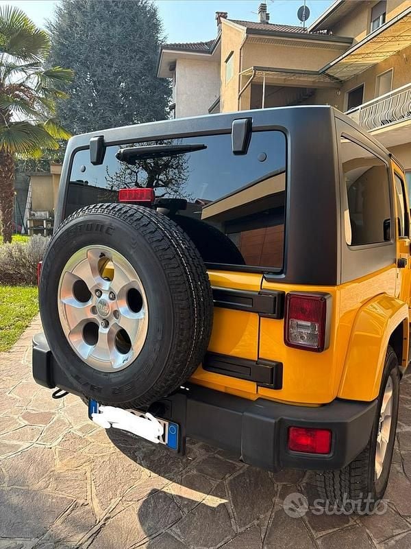 Usata Jeep Wrangler Sahara 2015 Giallo SUV