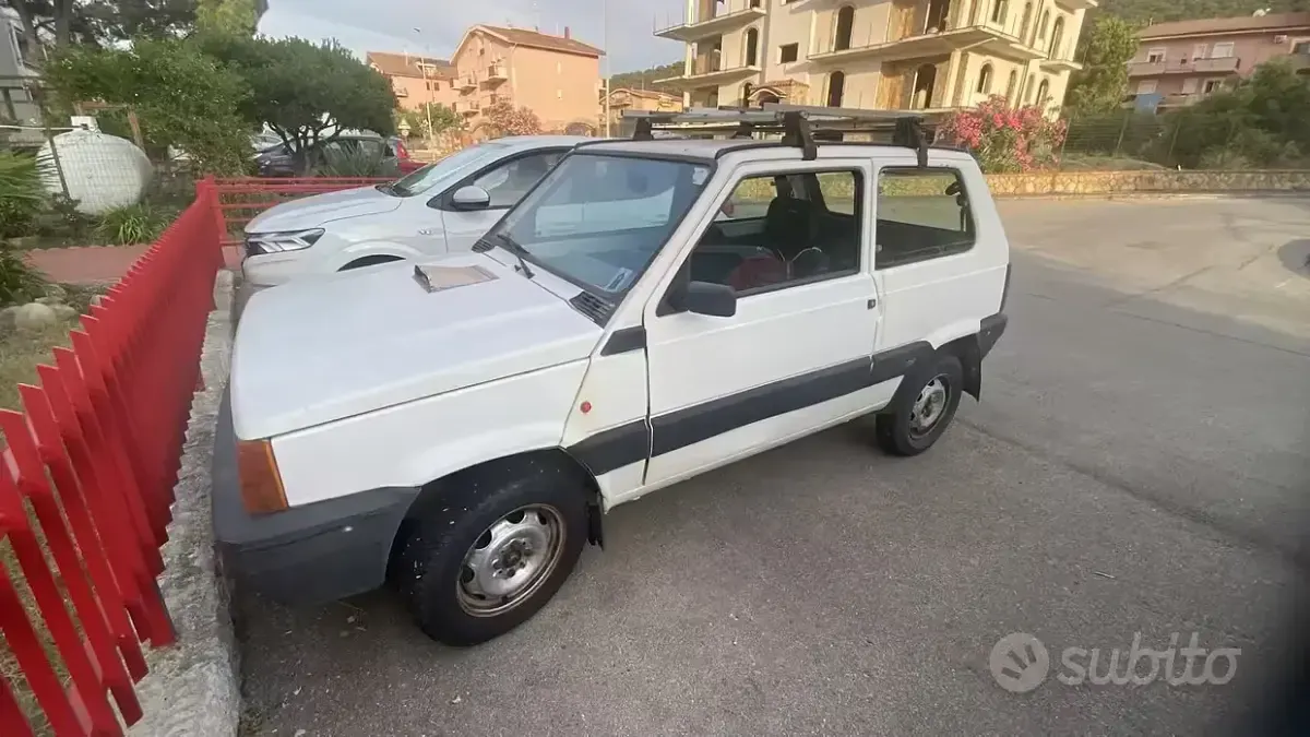 Usata Fiat Panda 4x4 54 CV (39 kW) 2003 Bianco Utilitaria